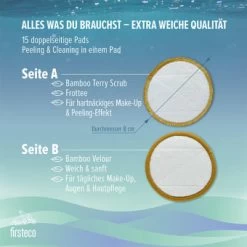 Firsteco Abschminkpads Bambus Cylinder Set -Modekosmetik 1356089 Firsteco Abschminkpads Bambus Cylinder Set.9917ee75