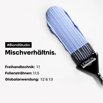 L'Oréal Professionnel Paris BLOND STUDIO Multi-Technik 9 Blondierungspulver Mit Integriertem Bonder 500 G 4 L'Oréal Professionnel Paris BLOND STUDIO Multi-Technik 9 Blondierungspulver Mit Integriertem Bonder 500 G – Bild 2