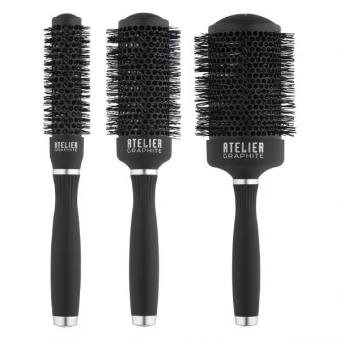 Tondeo Atelier Graphite Rundbürste 3 Tondeo Atelier Graphite Rundbürste