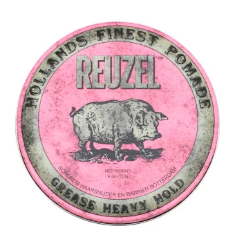 Reuzel Pomade Pink Heavy Hold Grease 3 Reuzel Pomade Pink Heavy Hold Grease