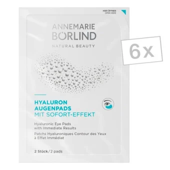 ANNEMARIE BÖRLIND HYALURON AUGENPADS MIT SOFORT-EFFEKT Packung Mit 6 X 2 Stück 4 ANNEMARIE BÖRLIND HYALURON AUGENPADS MIT SOFORT-EFFEKT Packung Mit 6 X 2 Stück – Bild 2