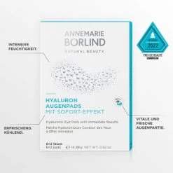 ANNEMARIE BÖRLIND HYALURON AUGENPADS MIT SOFORT-EFFEKT Packung Mit 6 X 2 Stück 10 ANNEMARIE BÖRLIND HYALURON AUGENPADS MIT SOFORT-EFFEKT Packung Mit 6 X 2 Stück -Modekosmetik 9222006 ANNEMARIE BOERLIND HYALURON AUGENPADS MIT SOFORT EFFEKT Packung mit 6 x 2 Stueck.445ff376